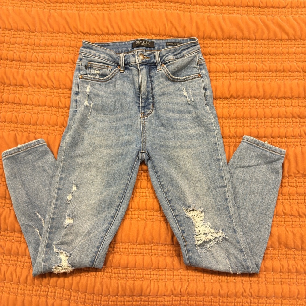 Judy Blue Distressed Women's Jeans